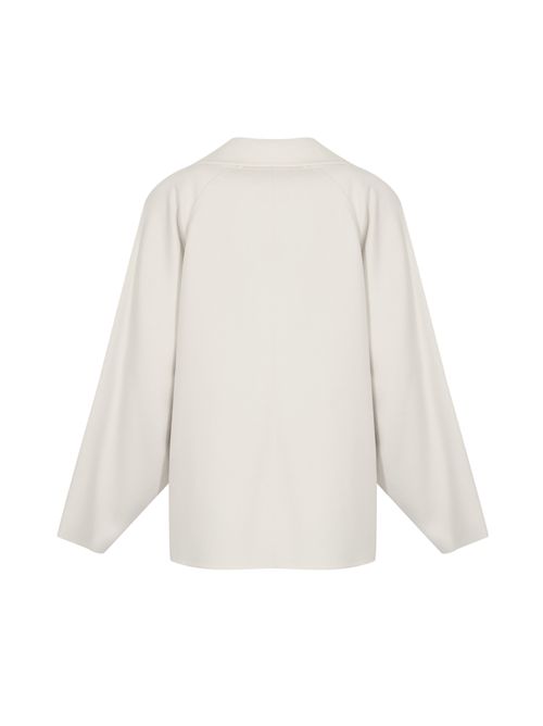 Cappotto corto Guinea in cashmere e lana Avorio MAX MARA STUDIO | 2526086011600008